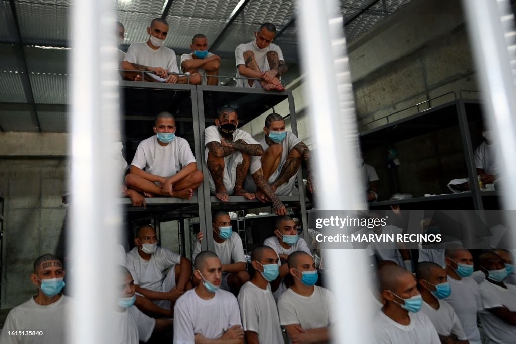 Bodybuilde Inmate TOPSHOT - Inmates remain in a cell at the Counter-Terrorism... News ...