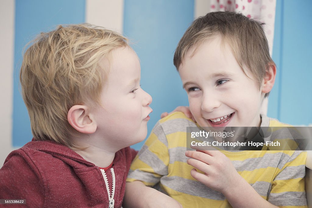 Laughing brothers