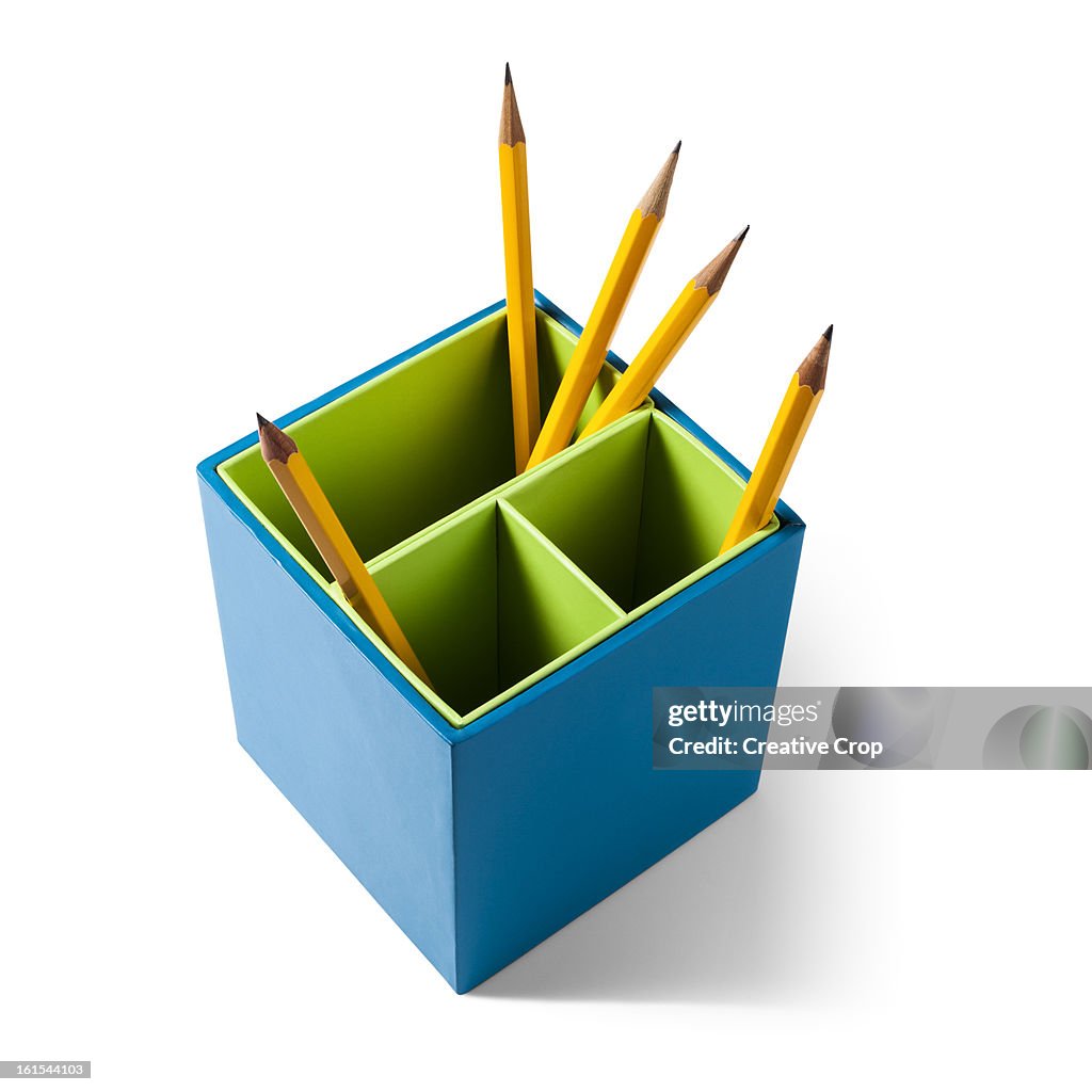 Pencil and pen holder