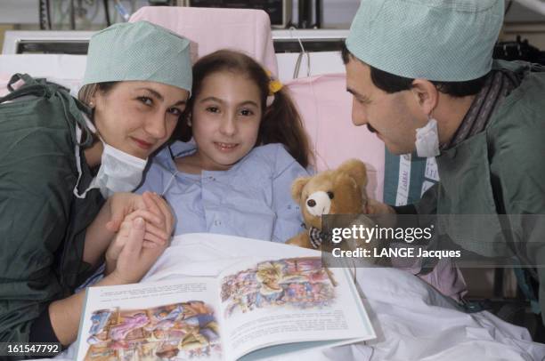 Anne Croce, Cystic Fibrosis Ill, Whose Sister Maud Croce Died By Lack Of Lung Donor, Is Admitted At The Hospital Timone In Marseille, France. On...