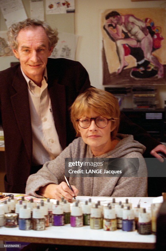 Designers Claire Bretecher And Rene Petillon