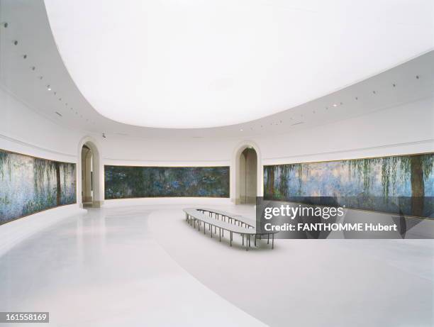 The Monet Nympheas At The Museum Of Orangerie. The new arrangement of 'Waterlilies' by Claude Monet at the Orangerie Museum has restored PARIS: in...