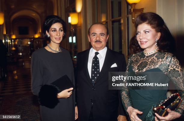 Gala Dinner At The Hotel Royal Monceau. Gala dinner at the hotel gives Royal Monceau in PARIS by Prince VICTOR EMMANUEL DE SAVOIE and his wife MARINA...