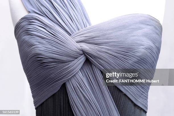 Famous Madame Gres Fashion Show At Bourdelle Museum In Paris. Paris, March 7, 2011: exhibition of collections of museum Galliera 'Madame Gres, the...