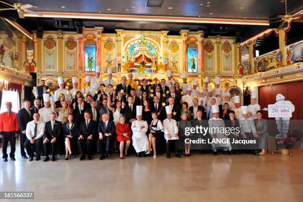 The Relay Bernard Loiseau Celebrates Its 20th Anniversary At Bocuse. Paul BOCUSE a invité dans son établissement de COLLONGES-AU-MONT-D'OR Dominique...