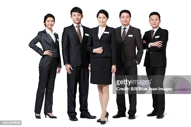portrait of professional and confident business team - ホテルマン ストックフォトと画像