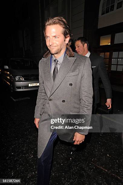 Bradley Cooper sighting at the Elle Style Awards on February 11, 2013 in London, England.