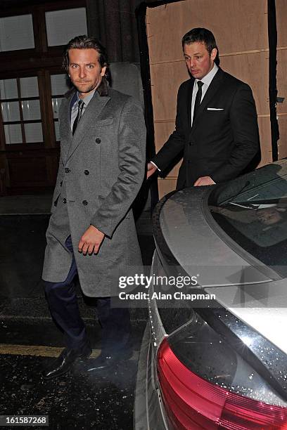 Bradley Cooper sighting at the Elle Style Awards on February 11, 2013 in London, England.