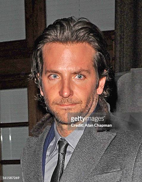 Bradley Cooper sighting at the Elle Style Awards on February 11, 2013 in London, England.