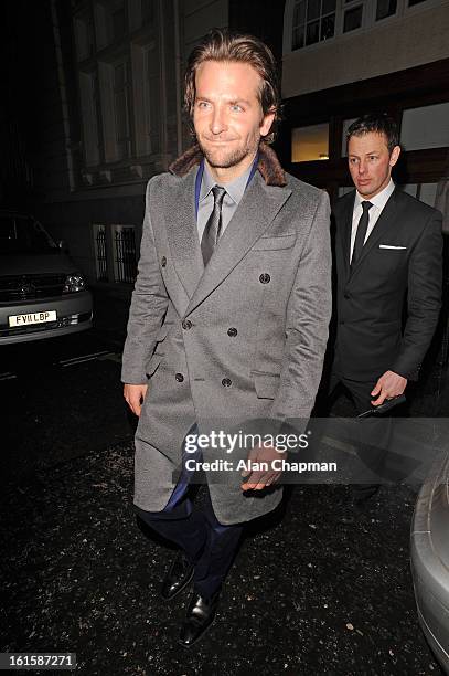 Bradley Cooper sighting at the Elle Style Awards on February 11, 2013 in London, England.