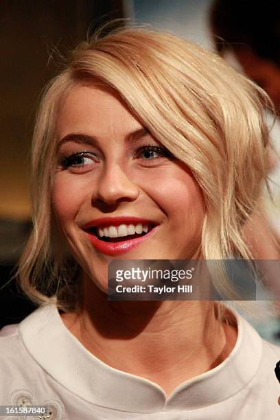 Actress Julianne Hough attends a New York screening of 'Safe Haven' at Landmark Sunshine Cinema on February 11, 2013 in New York City.