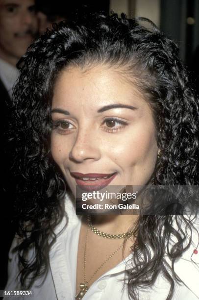 Singer Lisa Lisa attends the Congress of Racial Equality 11th Annual Martin Luther King Ambassadorial Reception and Awards Dinner on January 16 1995...