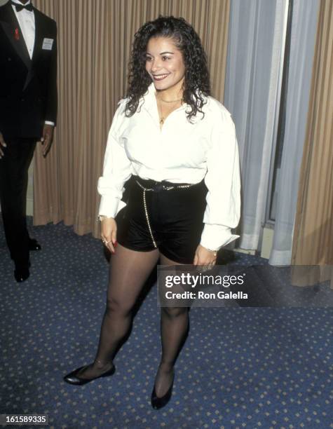 Singer Lisa Lisa attends the Congress of Racial Equality 11th Annual Martin Luther King Ambassadorial Reception and Awards Dinner on January 16 1995...