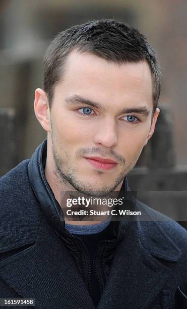 Nicholas Hoult attends a photocall for 'Jack The Giant Slayer' at Hampton Court Palace on February 12, 2013 in London, England.