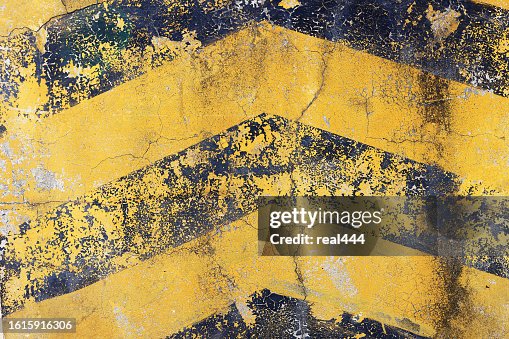 Grunge gelbe und schwarze diagonale Streifen Grunge gelbe und schwarze diagonale Streifen
