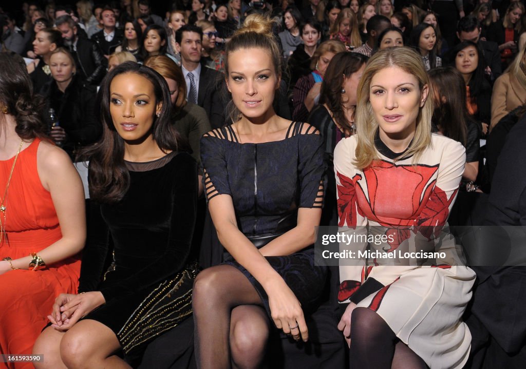 Badgley Mischka - Front Row - Fall 2013 Mercedes-Benz Fashion Week