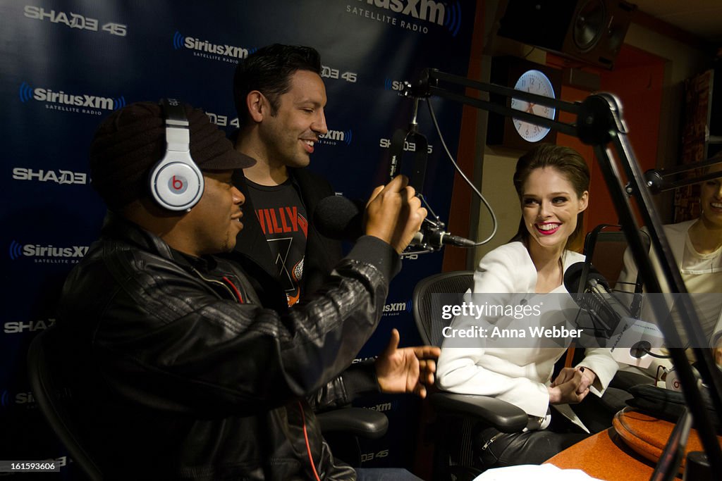 Celebrities Visit SiriusXM Studios - February 12, 2013