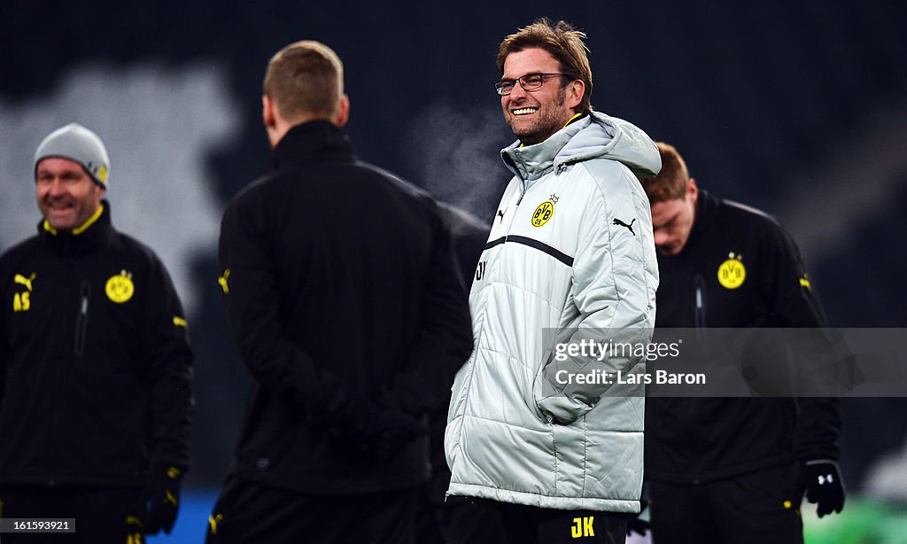 Borussia Dortmund Training & Press Conference - UEFA Champions League