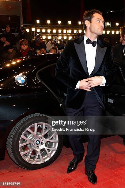 Jude Law attends 'Side Effects' Premiere - BMW at the 63rd Berlinale International Film Festival at Berlinale Palast on February 12, 2013 in Berlin,...