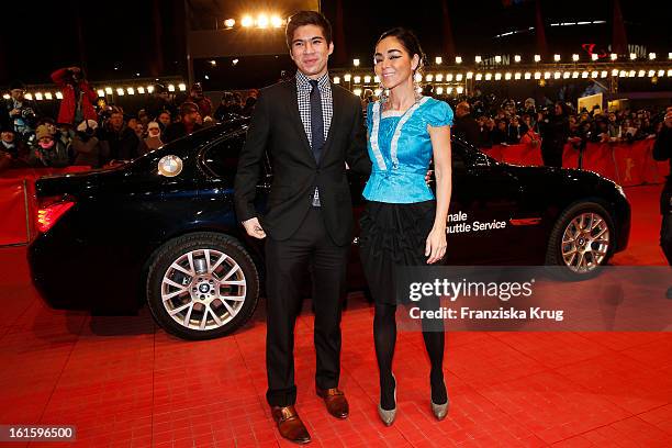 Shirin Neshat and guest attend 'Side Effects' Premiere - BMW at the 63rd Berlinale International Film Festival at Berlinale Palast on February 12,...