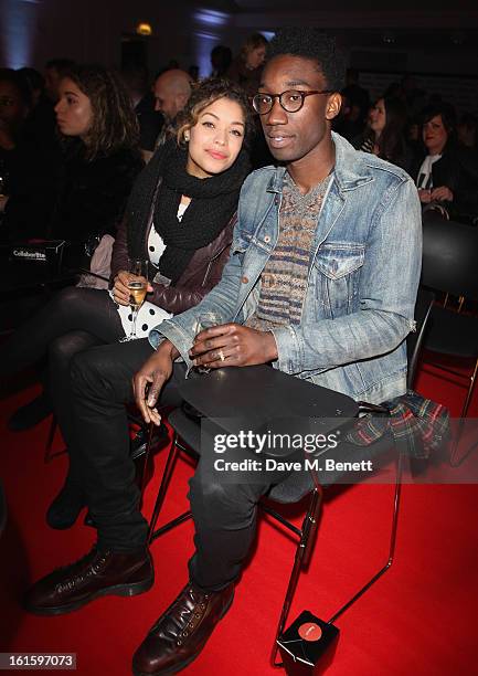 Antonia Thomas and Nathan Stewart attends the Collabor8te Connected by NOKIA Premiere at Regent Street Cinema on February 12, 2013 in London, England.