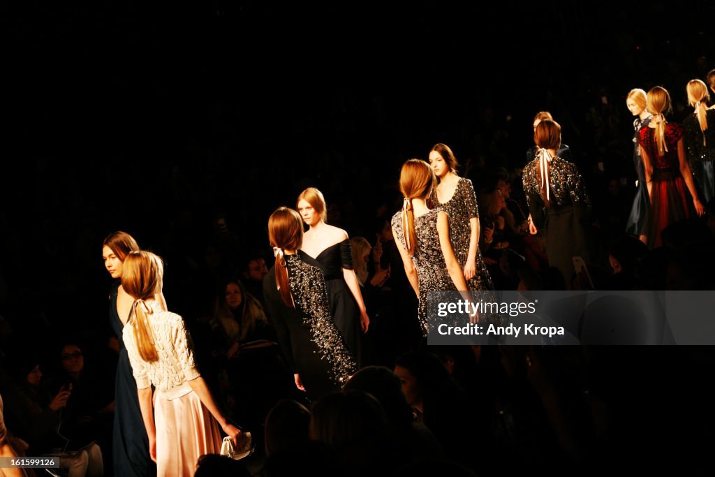Jenny Packham - Front Row - Fall 2013 Mercedes-Benz Fashion Week