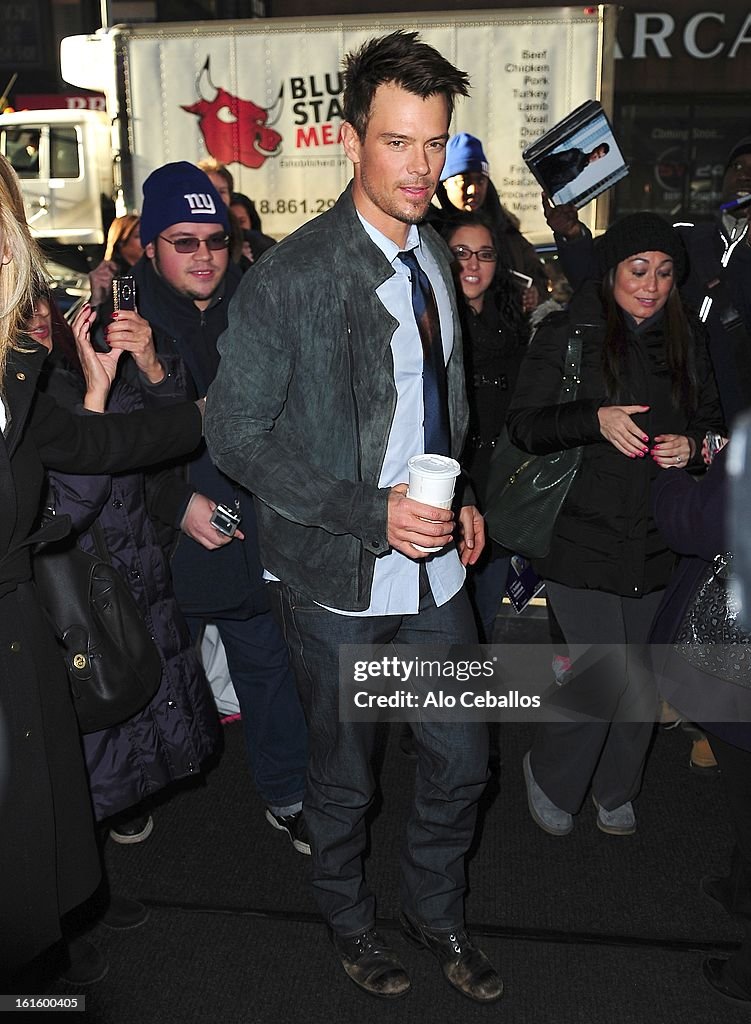 Celebrity Sightings In New York City - February 12, 2013