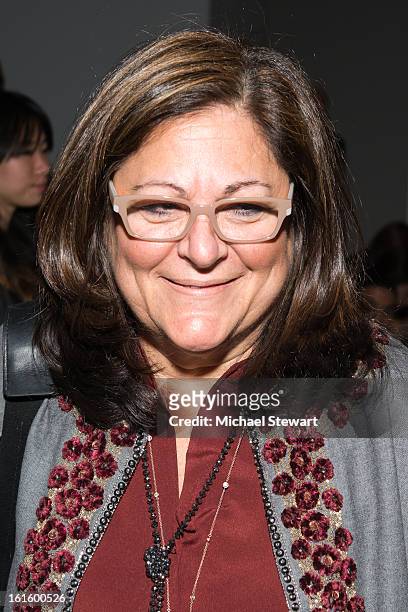 Fern Mallis attends Vera Wang during fall 2013 Mercedes-Benz Fashion Week at The Stage at Lincoln Center on February 12, 2013 in New York City.