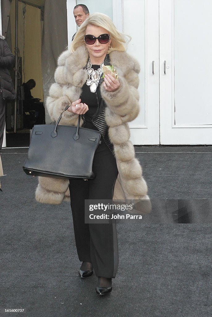 Seen Around Lincoln Center - Day 6 - Fall 2013 Mercedes-Benz Fashion Week