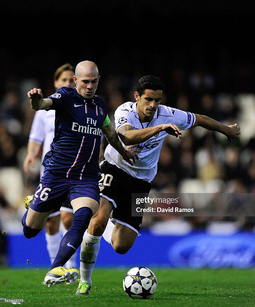 Valencia v Paris St Germain - UEFA Champions League Round of 16