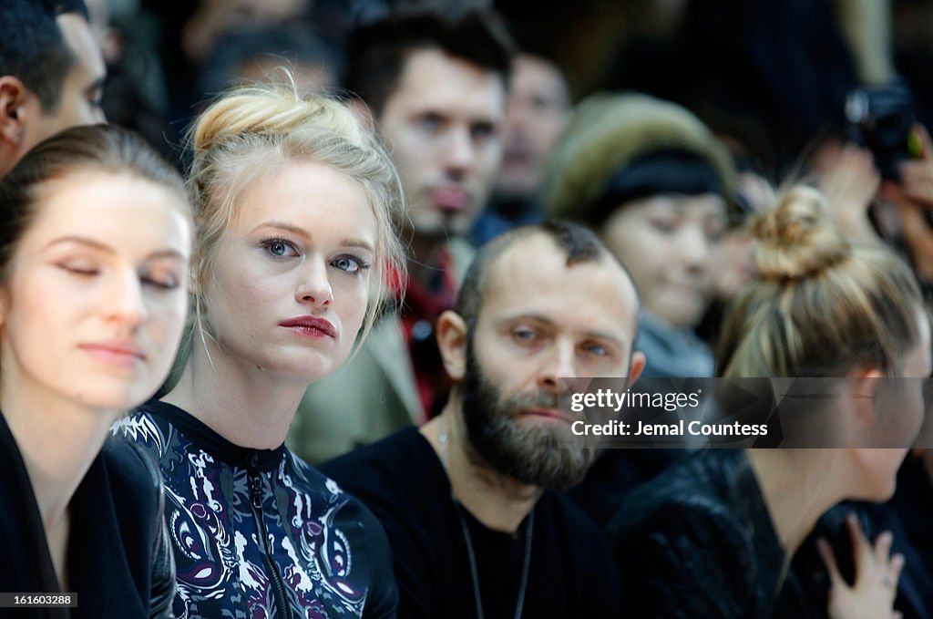 Diesel Black Gold - Front Row - Fall 2013 Mercedes-Benz Fashion Week