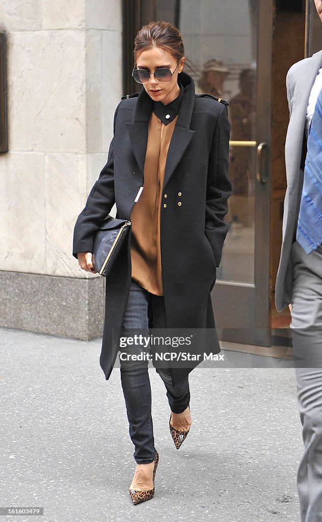 Celebrity Sightings In New York - February 12, 2013