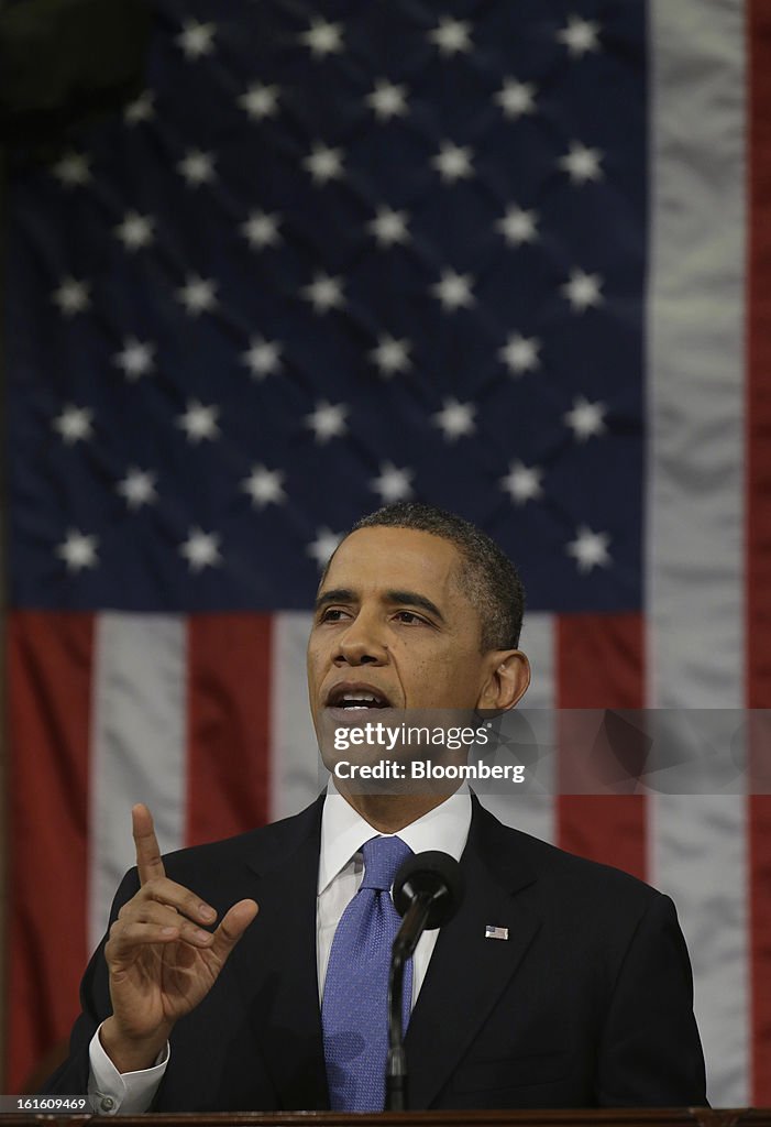 U.S. President Barack Obama Delivers State Of The Union Address