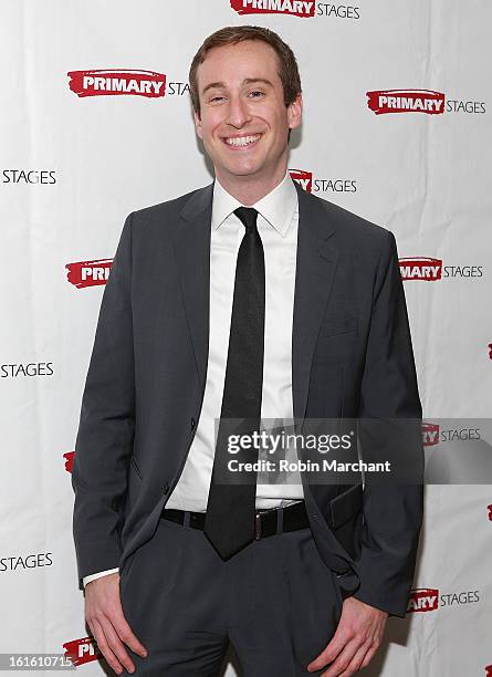 Eric Clem attends "All In The Timing" 20th Anniversary Opening Night Reception at The Volstead on February 12, 2013 in New York City.