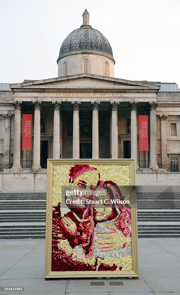 Asda's Valentine's Day: Kate And Wills Flower Artwork