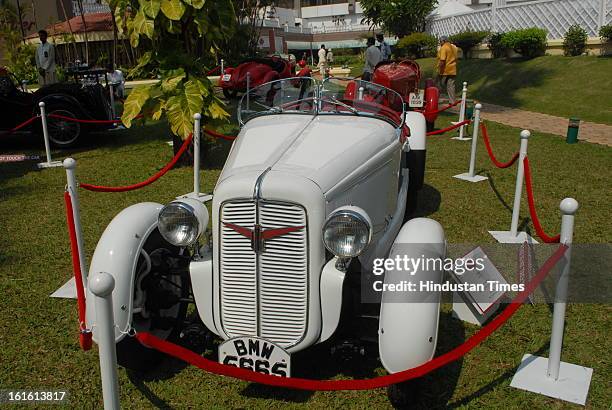 Adler Trumpf Junior Sport Roadster vintage car during Third Cartier Travel With Style Concours D’Elegance Vintage car show at 2013 Taj Lands End on...