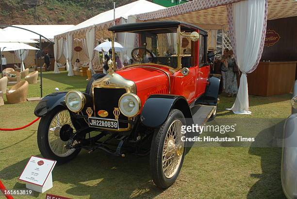 Minerva 1929 Type NN taking part in Third Cartier Travel With Style Concours D’Elegance Vintage car show at 2013 Taj Lands End on February 10, 2013...