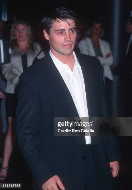 Actor Matt LeBlanc attends "The Pallbearer" West Hollywood Premiere on April 25, 1996 at the DGA Theatre in West Hollywood, California.