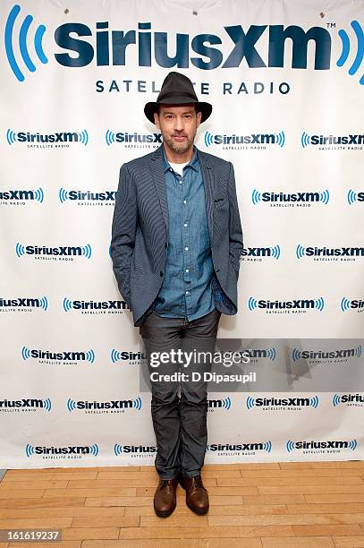 Actor Anthony Edwards visits SiriusXM Studios on February 13, 2013 in New York City.