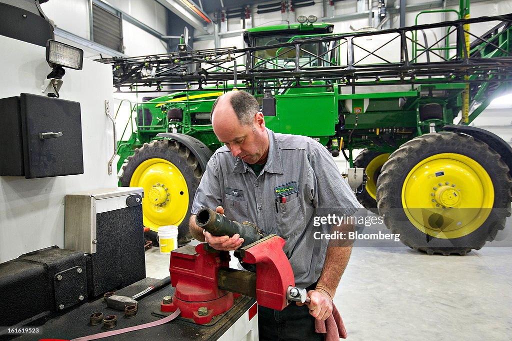 A Deere & Co. Dealership Ahead Of Earns