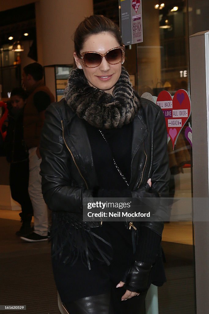 Celebrity Sightings In London - February 13, 2013