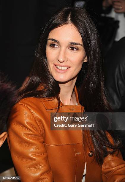 Paz Vega attends Michael Kors during Fall 2013 Mercedes-Benz Fashion Week at The Theatre at Lincoln Center on February 13, 2013 in New York City.