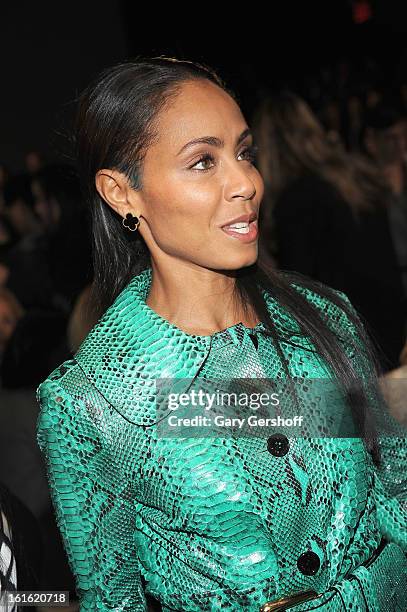 Jada Pinkett Smith attends Michael Kors during Fall 2013 Mercedes-Benz Fashion Week at The Theatre at Lincoln Center on February 13, 2013 in New York...