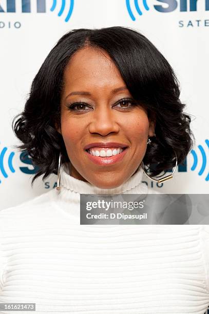 Regina King visits SiriusXM Studios on February 13, 2013 in New York City.