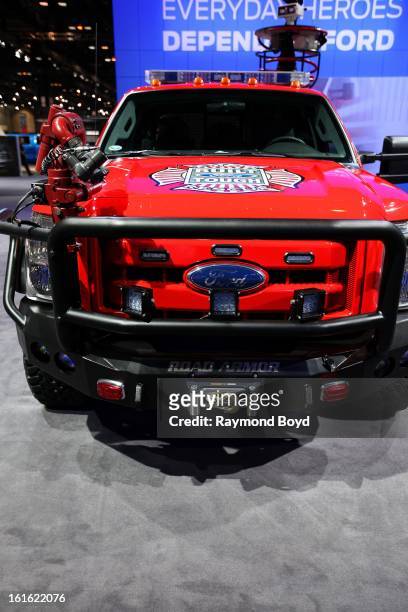 Ford F-550 Super Duty EMS Truck, at the 105th Annual Chicago Auto Show at McCormick Place in Chicago, Illinois on FEBRUARY 07, 2012.