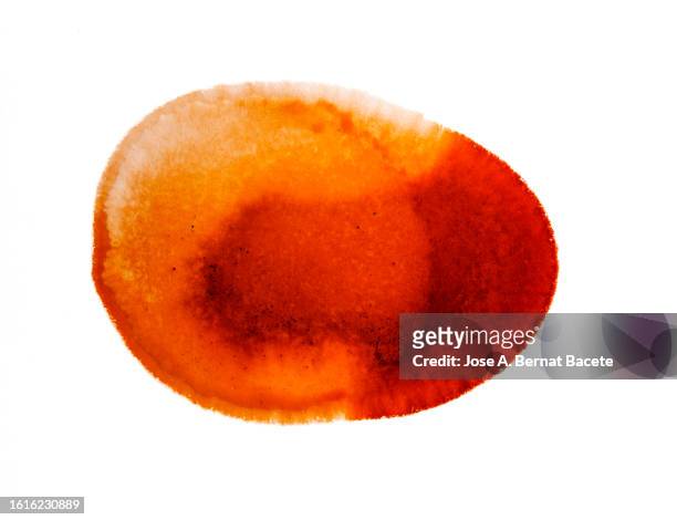 drop of dried blood on a white background. - killing germs stock pictures, royalty-free photos & images