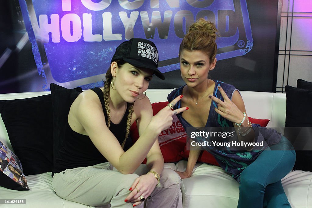 Skylar Grey Visits the Young Hollywood Studio