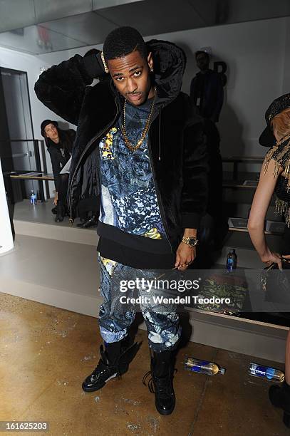 Rapper Big Sean attends Jeremy Scott during Fall 2013 MADE Fashion Week at Milk Studios on February 13, 2013 in New York City.