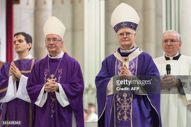 Brazilian Cardinal and Archbishop of Se Cathedral Odilo Pedro Scherer , and Brazilian Cardinal Claudio Hummes --both considered in the running to be...