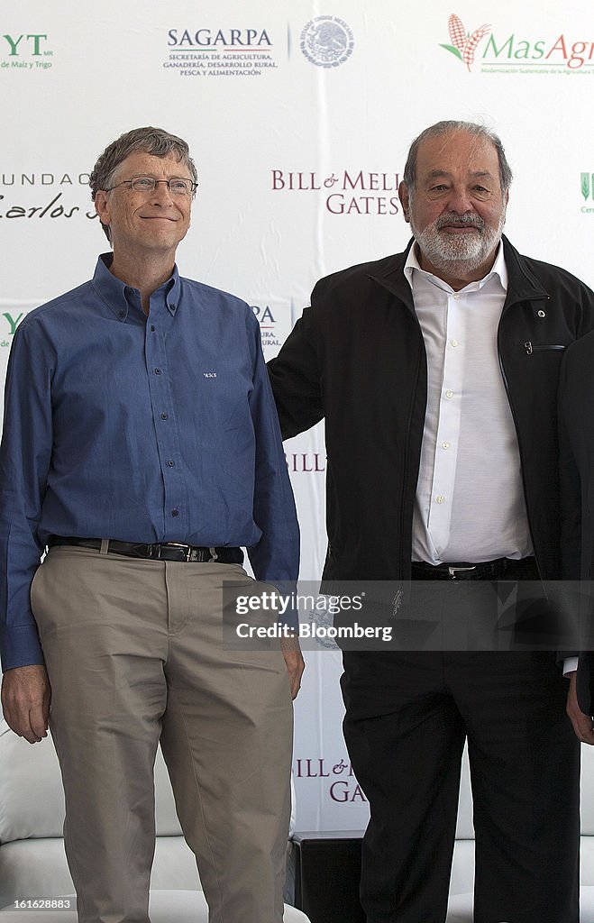 Billionaires Carlos Slim And Bill Gates Announcement On Funding The CIMMYT Agricultural Initiative